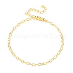 Messing-Kabelkettenarmbänder für Frauen&nbsp;BJEW-C140-22G