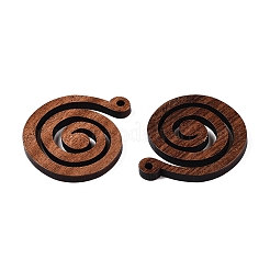 Anhänger aus natürlichem Nussbaumholz&nbsp;WOOD-T032-02