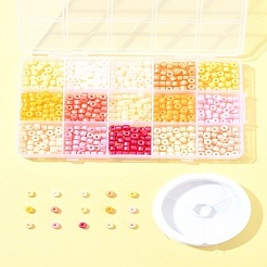 DIY-Sets zur Herstellung von Armbändern aus Ceylon-Glasperlen&nbsp;SEED-FS0001-37