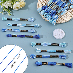 20 Knäuel 4 Farben 6-lagiges Polyester-Stickgarn&nbsp;OCOR-CY0004-38C