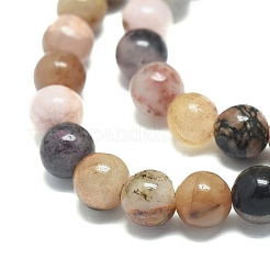 Abalorios naturales rhodonite hebras&nbsp;X-G-G828-02-6mm