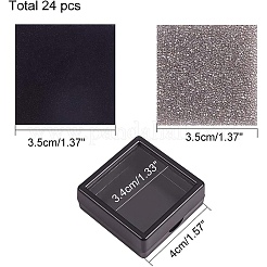 Kunststoff-Schmuck-Set-Boxen&nbsp;LS-OBOX-BC0001-03