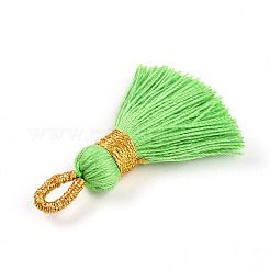Decorazioni con pendente in nappa in cotone polycotton (poliestere)&nbsp;FIND-N006-01C
