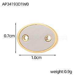 304 Edelstahl mit Muschelanhängern&nbsp;STAS-OY005-87G