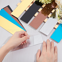 10 espejo rectangular acrílico de 5 colores para decoración de pared.&nbsp;DIY-GA0002-13