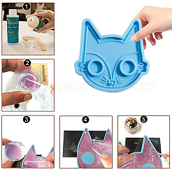 Fuchsform Lebensmittelqualität DIY Silikon Anhänger Formen&nbsp;SIL-CJC0001-01