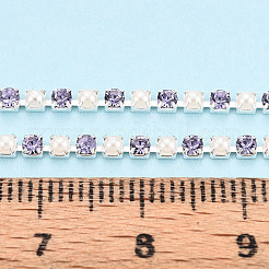 Catene della tazza del rhinestone di ferro&nbsp;CH-N005-02E