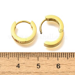Boucles d'oreilles créoles en acier inoxydable 304 pour femmes&nbsp;EJEW-M068-10G
