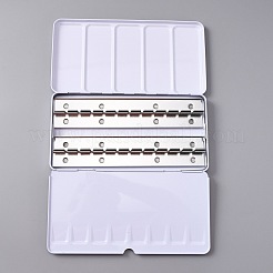 Leere aquarellfarbpalette blechdose&nbsp;AJEW-WH0248-93