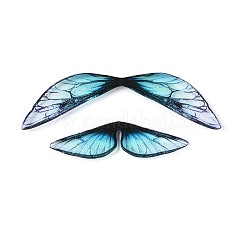 2 Stück transparente Schmetterlingsflügel-Cabochons aus Epoxidharz&nbsp;RESI-N045-08