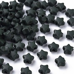 Sprühen gemalte Acrylperlen-Spitzlackiert&nbsp;MACR-S373-45-O