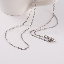 Collares de cadena de cable de acero inoxidable 304 resistentes al deslustre&nbsp;NJEW-JN01526-04