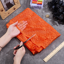 Tessuto in pizzo di poliestere a tema Halloween&nbsp;DIY-WH0699-75E