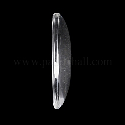 Transparent oval Glas Cabochons&nbsp;X-GGLA-R022-30x20