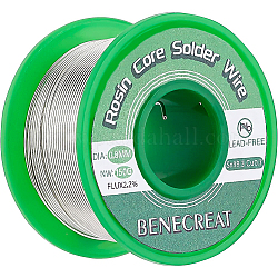 BENECREAT 0.5mm 150g Solder Wire, 328Ft Rosin Core Solder Wire Electrical Soldering Wire for DIY Repair Tiny Solder Electronics Soldering