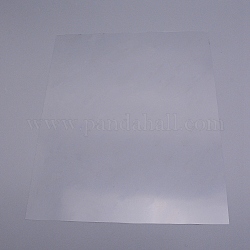 Pannello di plastica trasparente con carta protettiva per la sostituzione della cornice digitale, progetti di visualizzazione fai da te, mestiere, rettangolo, chiaro, 30x25x0.04cm