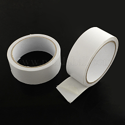 Office School Supplies Double Sided Adhesive Tapes, White, 24mm, about 10m/roll, 9rolls/group