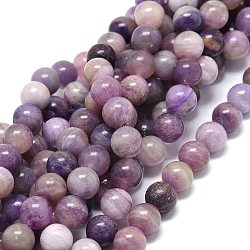 Brins de perles de fluorite naturelle de grade ab, ronde, 10~10.5mm, Trou: 1mm, Environ 39 pcs/chapelet, 15.55 pouce (39.5 cm)