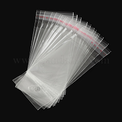 OPP sacs de cellophane, rectangle, clair, 10x4.5 cm, Trou: 8mm, épaisseur unilatérale: 0.035 mm, mesure intérieure: 6x4.5 cm