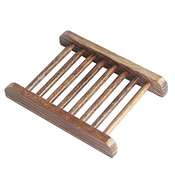 Portasapone in legno, salvasapone drenante per saponetta, rectnagle, Perù, 120x90x18mm