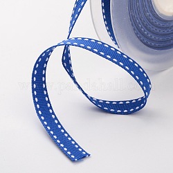 Grosgrain полиэфирные ленты для подарочных упаковок, королевский синий, 3/8 дюйм (9 мм), о 100yards / рулон (91.44 м / рулон)