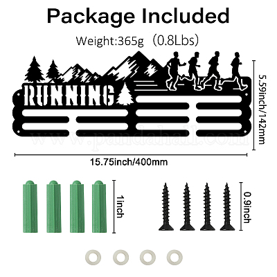 SUPERDANT Porta Medaglie da Corsa Porta medaglie da Parete Running