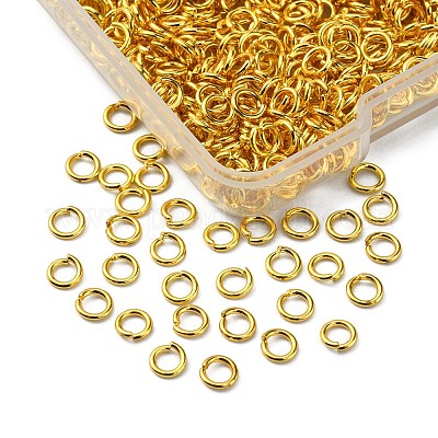 Messing Open Ringe springen&nbsp;KK-YW0001-38-1