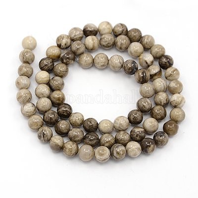 Wholesale Natural Silver Leaf Jasper Beads Strands Pandahall Com