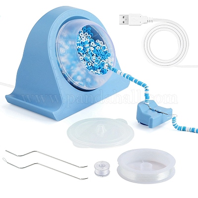 Machine à Enfiler Les Perles Automatique électrique USB - Uposao - Réglage Vitesse Continue - Pour Bijoux DIY