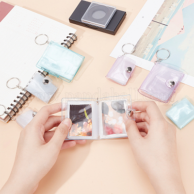 Wholesale CRASPIRE 10 Pack Mini Photo Album 2 Inch Small Photo Storage 2  Size with Keychain for Kpop Idol Cards Picture Mini Film Clear Portable  Handed Pocket Holder Women Valentine Gift Wedding