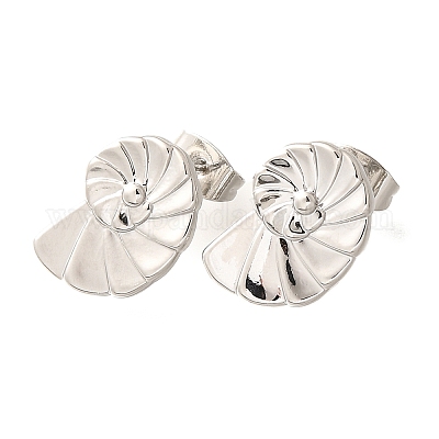 Orecchini in ottone&nbsp;EJEW-B118-05P-1
