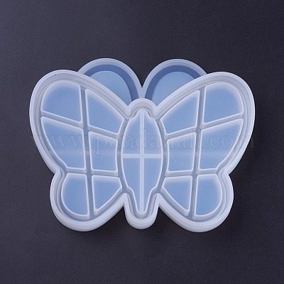 Boîte de rangement papillon, moule en résine de Silicone avec