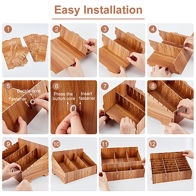 Organizador De Madera Para Móviles - 14 Compartimentos (21.8x17.6x15cm)
