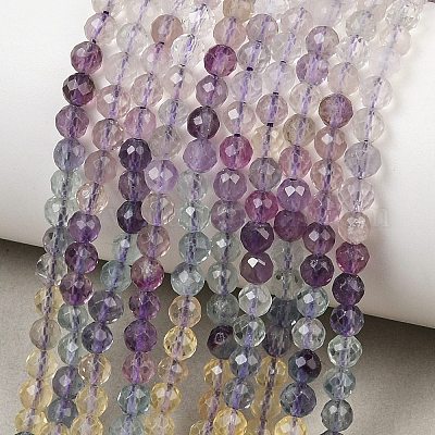 Natürlichen Fluorit Perlen Stränge&nbsp;G-RM250101-C13-1