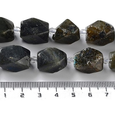 Natürliche Larvikit-Perlenstränge&nbsp;G-C182-17-02-1