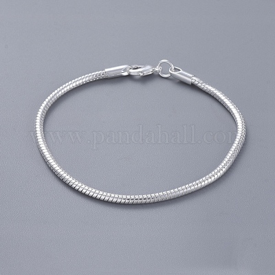 Unisex Messing Schlangenkette Armbänder&nbsp;BJEW-BB12548-1
