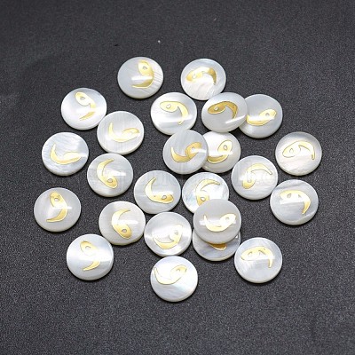 Shell Cabochons&nbsp;SSHEL-E568-A11-1