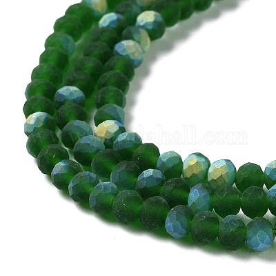 Chapelets de perles en verre transparente  &nbsp;X1-EGLA-A034-T4mm-MB24-1