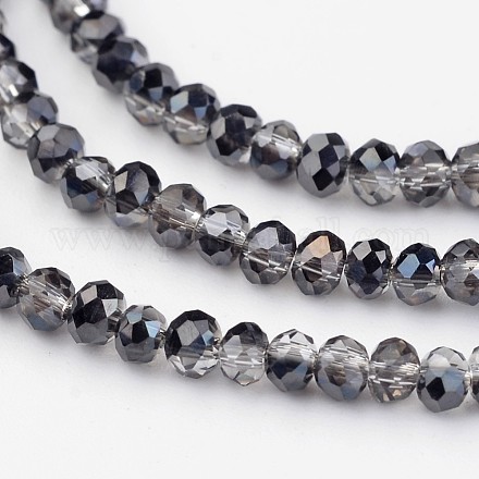 Chapelets de perles en verre électroplaqué EGLA-P018-2mm-H08-1D-1