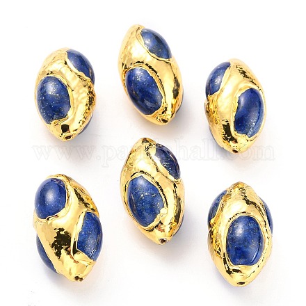 Perles en lapis-lazuli naturel G-B011-04G-1