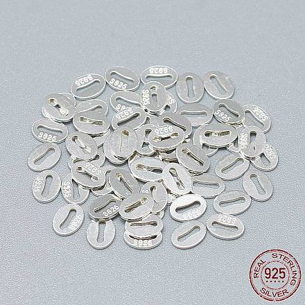925 linguetta per catene con fetta d'argento STER-T002-253S-1