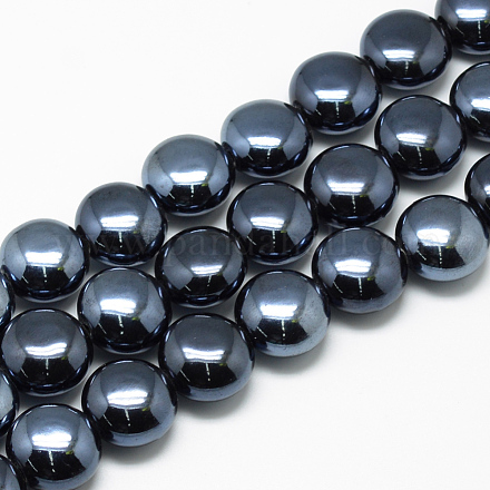 Perles en porcelaine manuelles X-PORC-Q251-A35-1