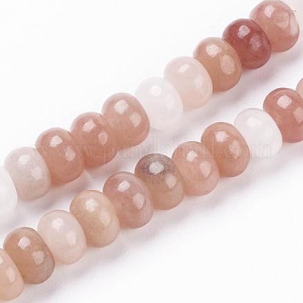 Natural Pink Aventurine Beads Strands G-F520-12-1