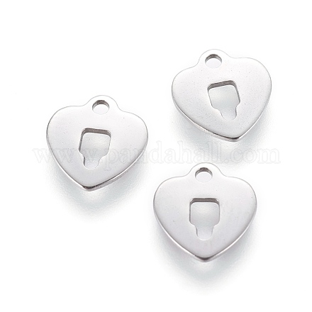 201 Stainless Steel Charms STAS-L232-016P-1