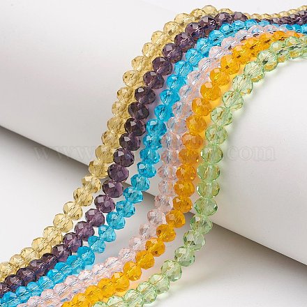 Chapelets de perles en verre EGLA-A034-T8mm-D-1