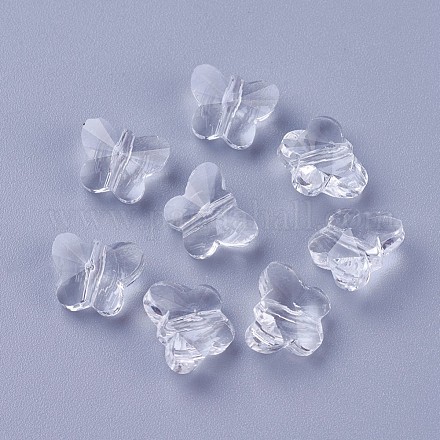 Transparent Glass Beads GLAA-P037-02A-28-1