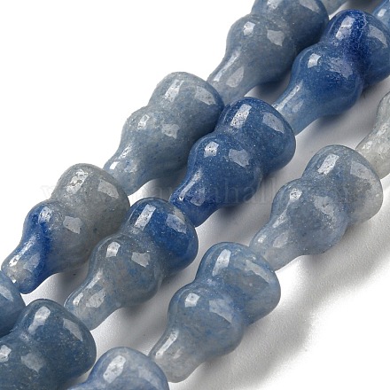 Chapelets de perles en aventurine bleue naturelle G-C039-A10-1