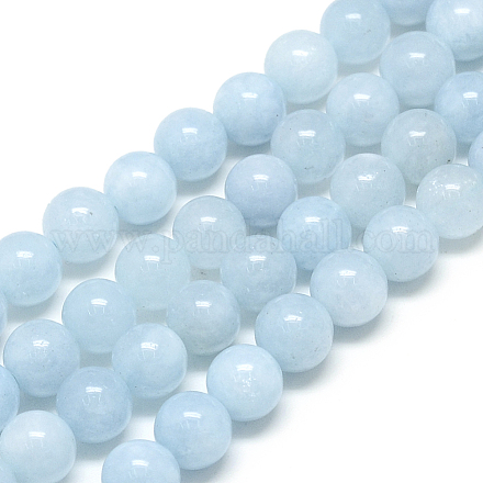 Chapelets de perles en aigue-marine naturelle X-G-S150-08-6mm-1