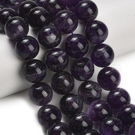 Natürliche Chevron-Amethyst-Perlenstränge G-I222-16mm-01-1