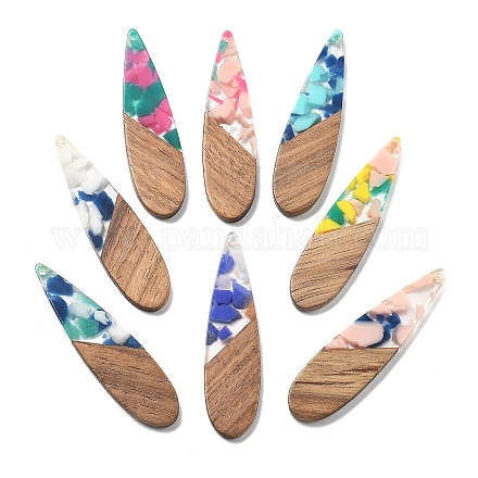Подвески из смолы и ореха FIND-R051-14-1
